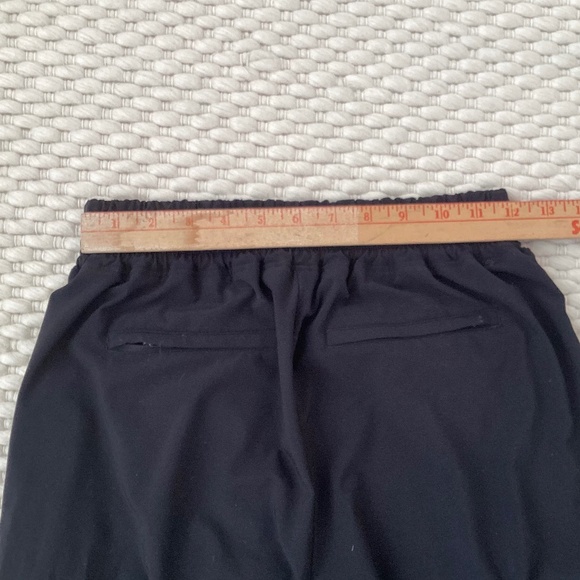 Athleta Women’s Brooklyn Wide Leg Crop Black Pant Size 00 Elastic Waist Travel - Picture 7 of 12